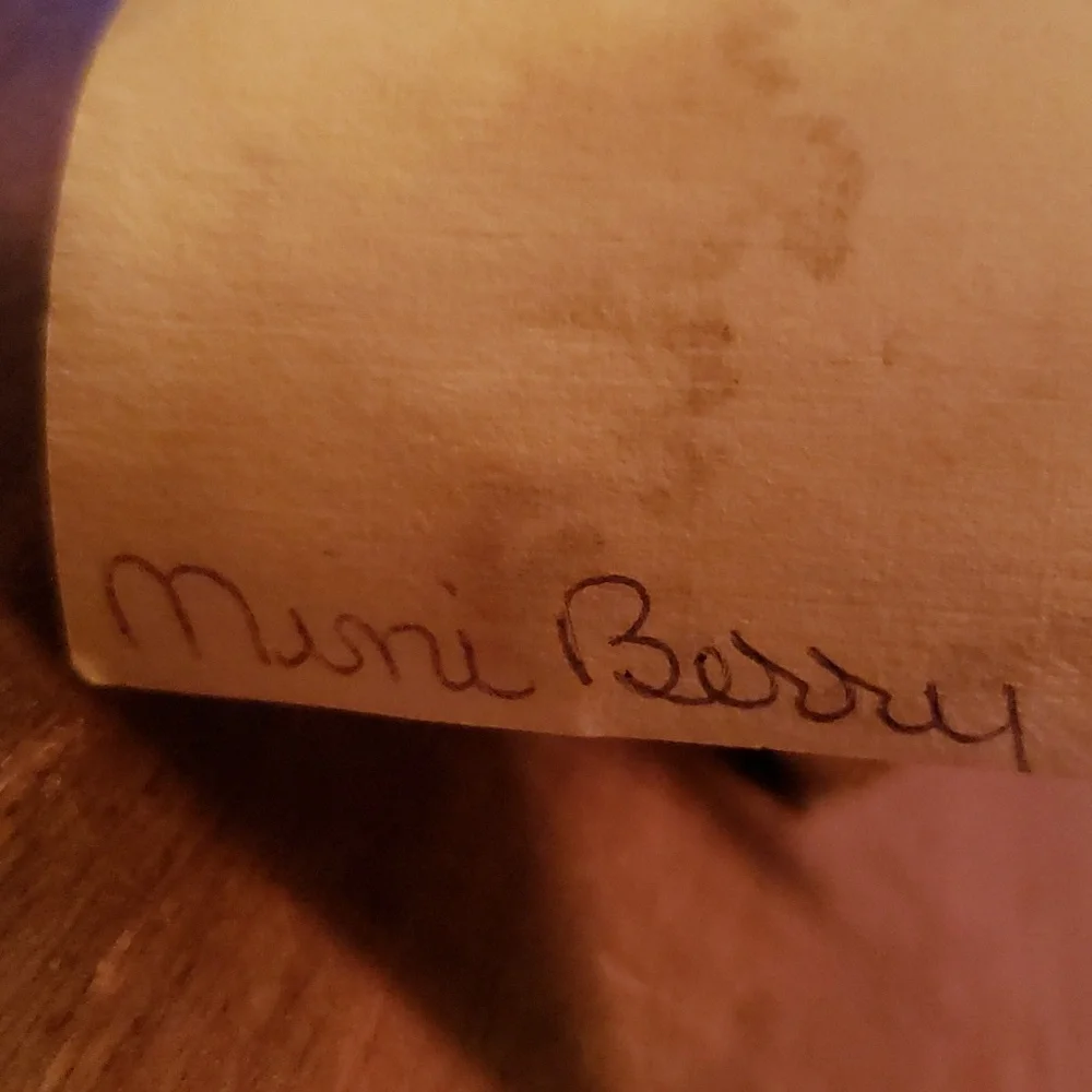 SOLD - Mini Berry handmade blueberry basket by Baskets from Maine Vintage - Picture 6 of 6